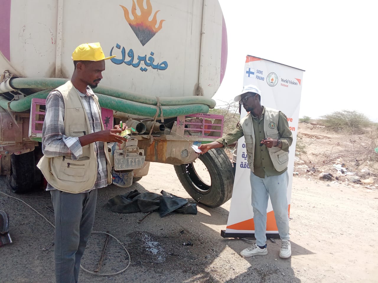 Arbaat-Check point-chlorination of water- Port Sudan